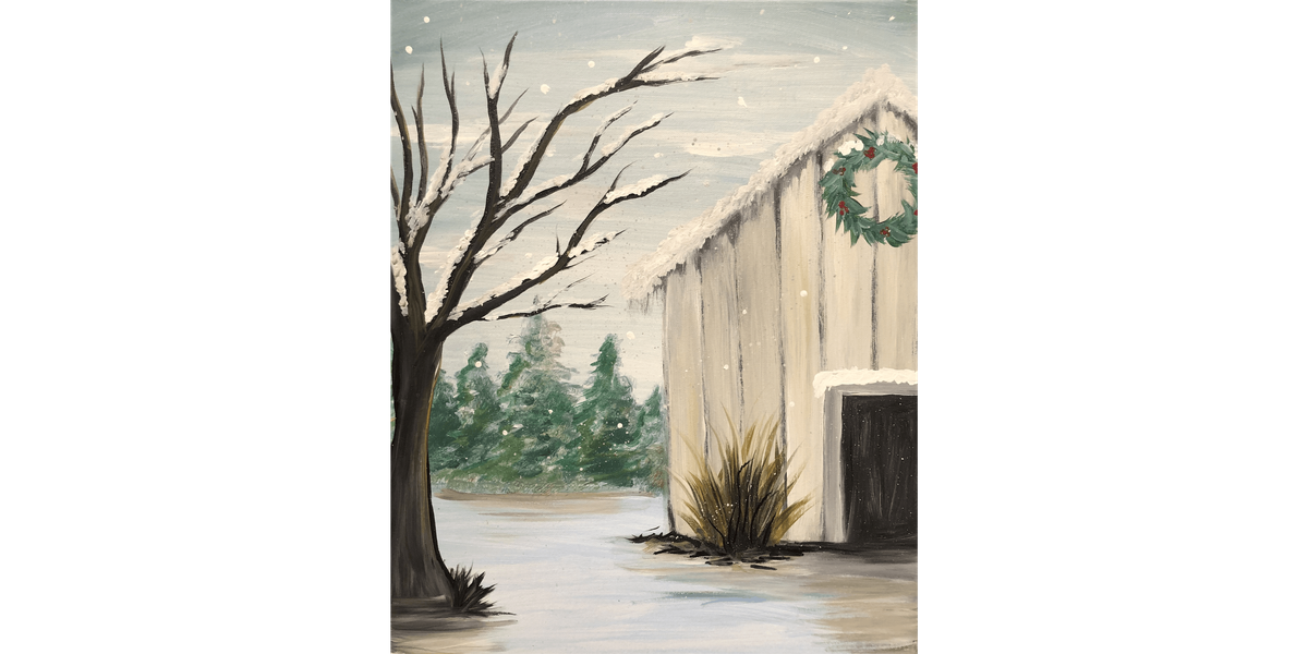 Rustic Winter Barn - Paint and Sip in Fishkill | Classpop!\u2122