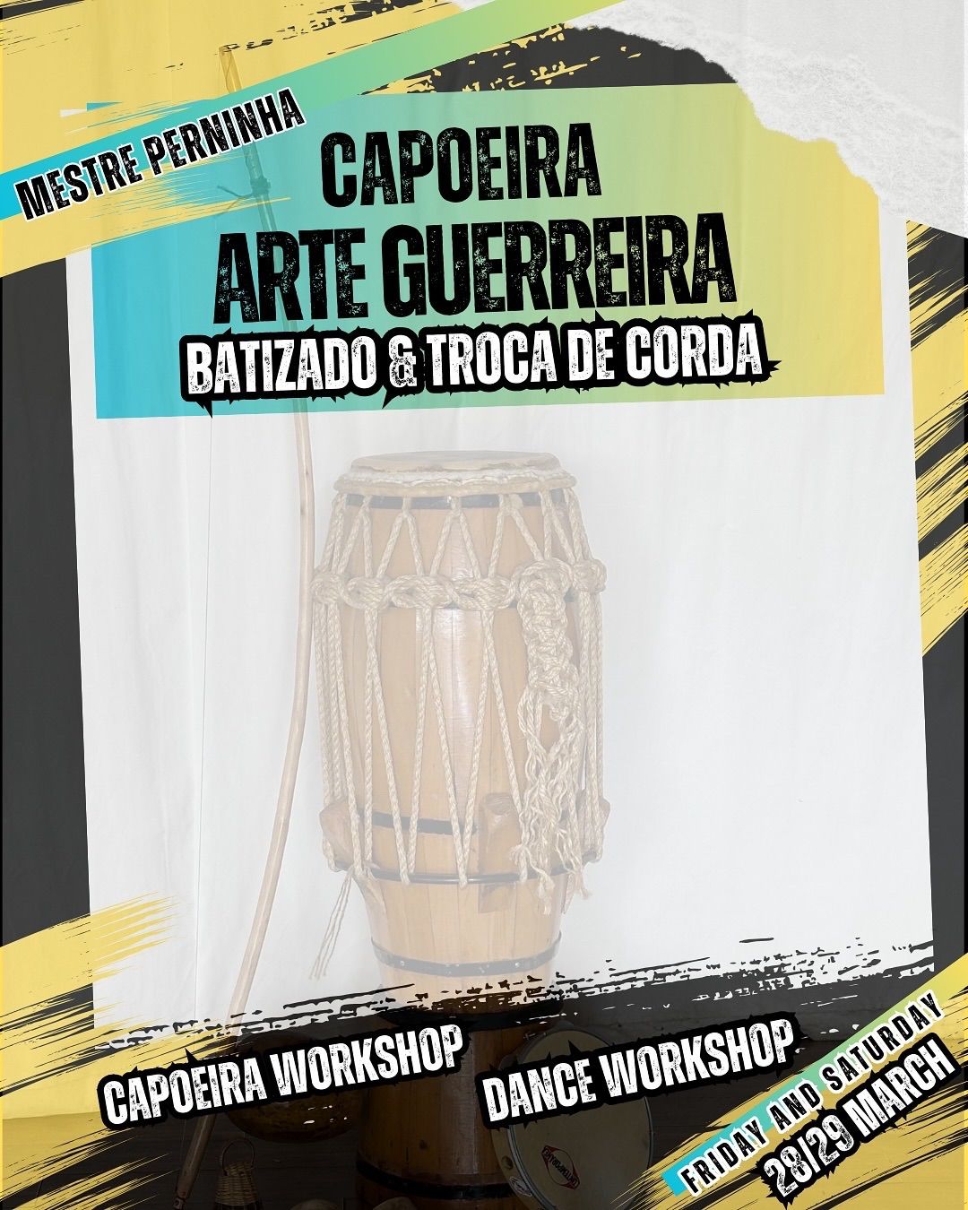 Capoeira Arte Guerreira Batizado e Troca de Corda 