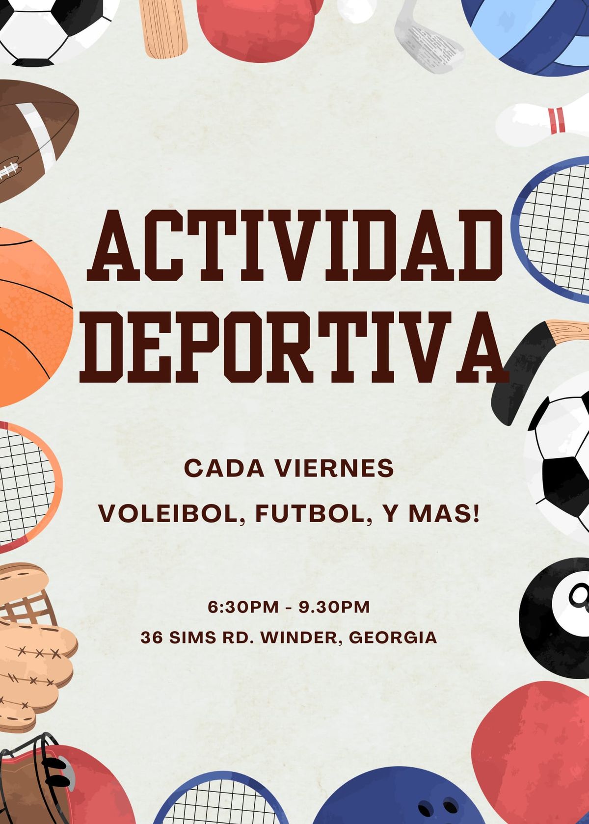 Actividades deportivas (Rama Apalachee River)