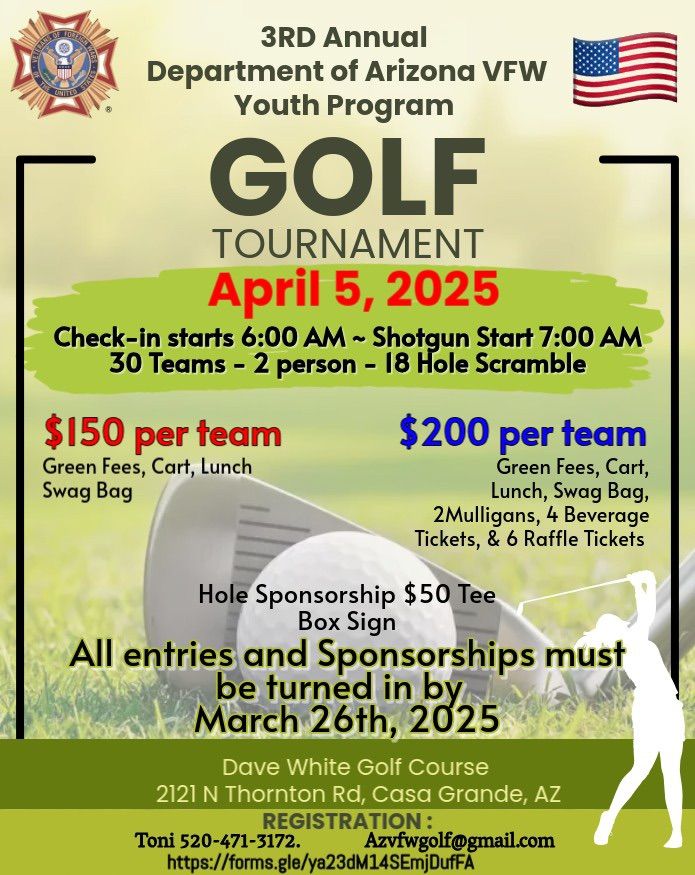 Department of Arizona Youth golf tournament