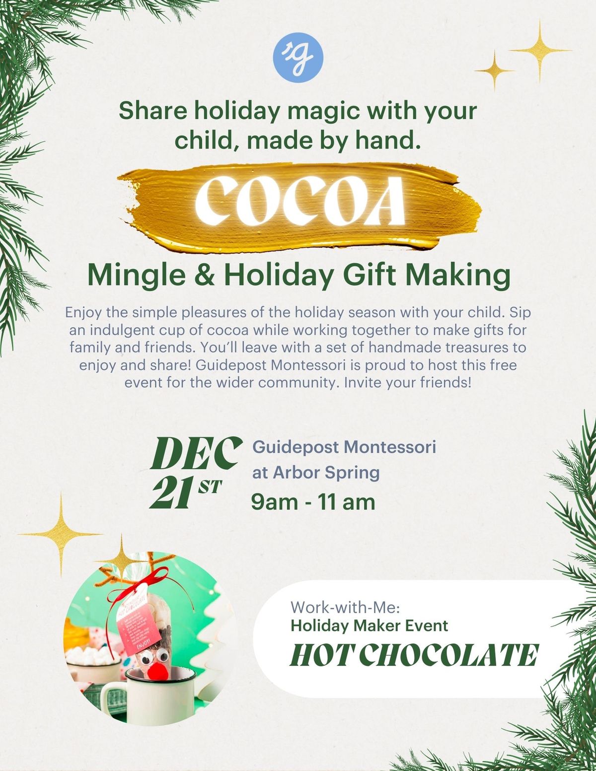 Hot Cocoa Making Event