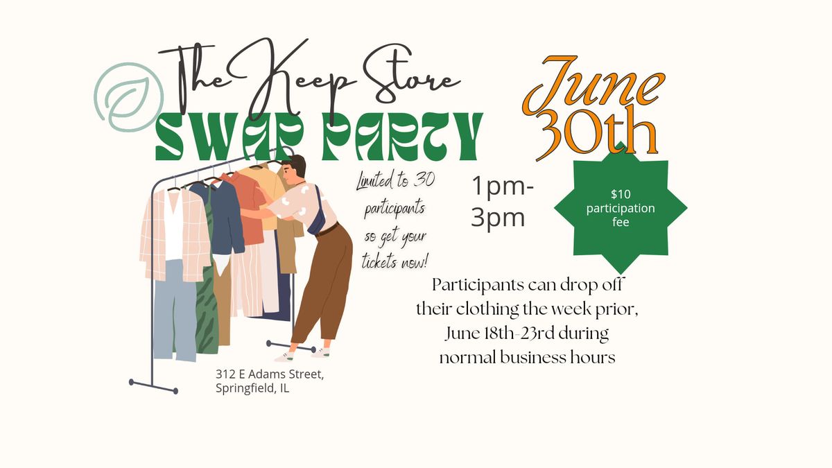 Clothing Swap Party at The Keep Store