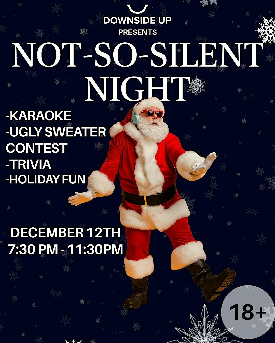 Not-So-Silent Night Karaoke Party at Downside Up