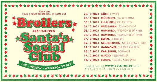 Broilers \u2022 Santa's Social Club \u2022 Hamburg