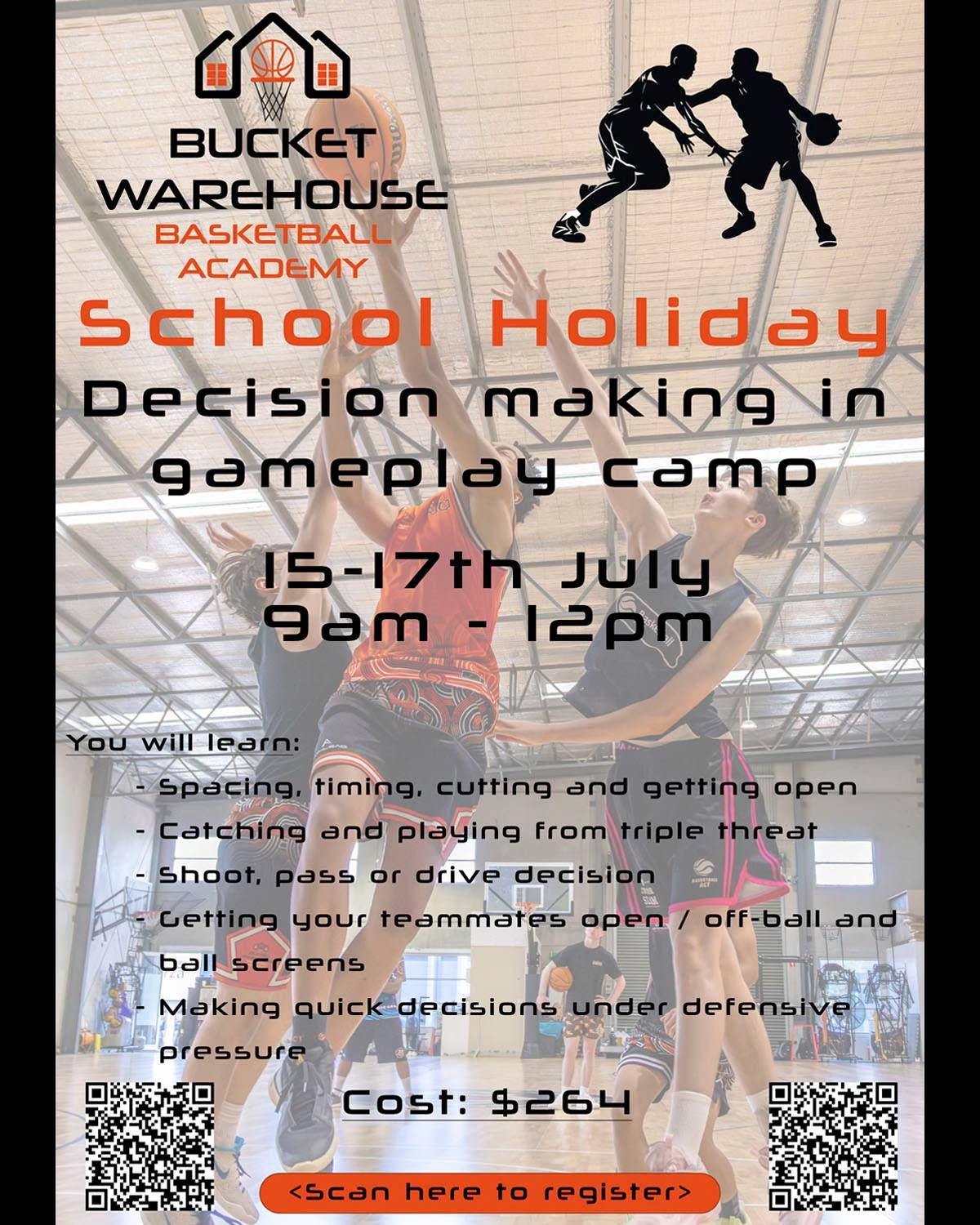 Decision making in gameplay camp - July school holidays