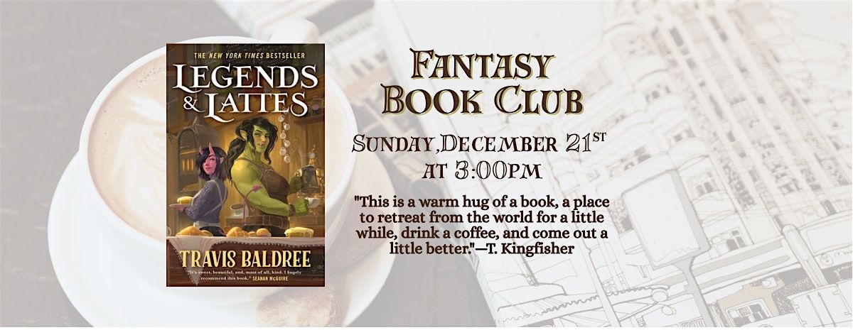 Fantasy Book Club - Legends and Lattes
