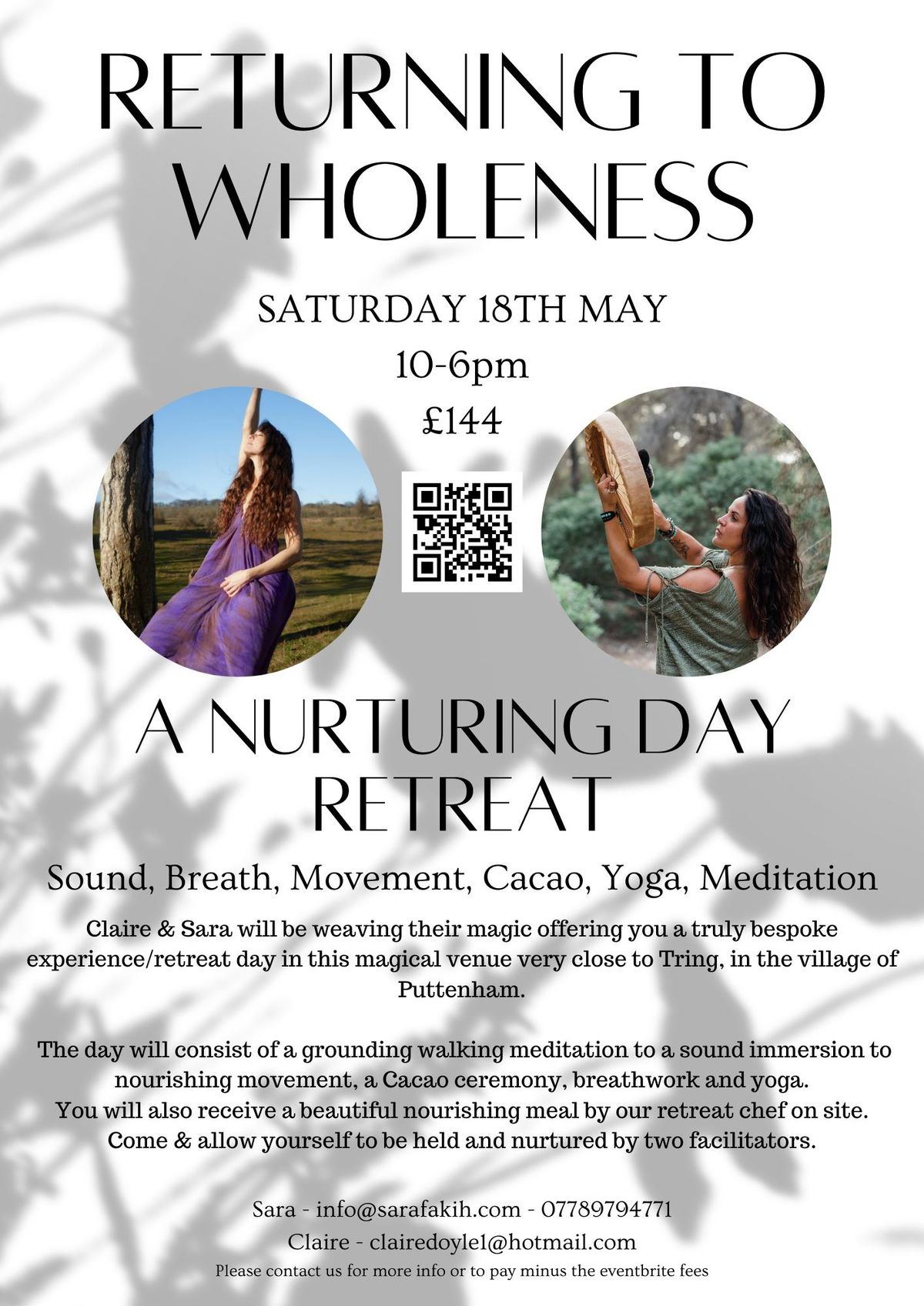 RETURNING TO WHOLENESS DAY RETREAT
