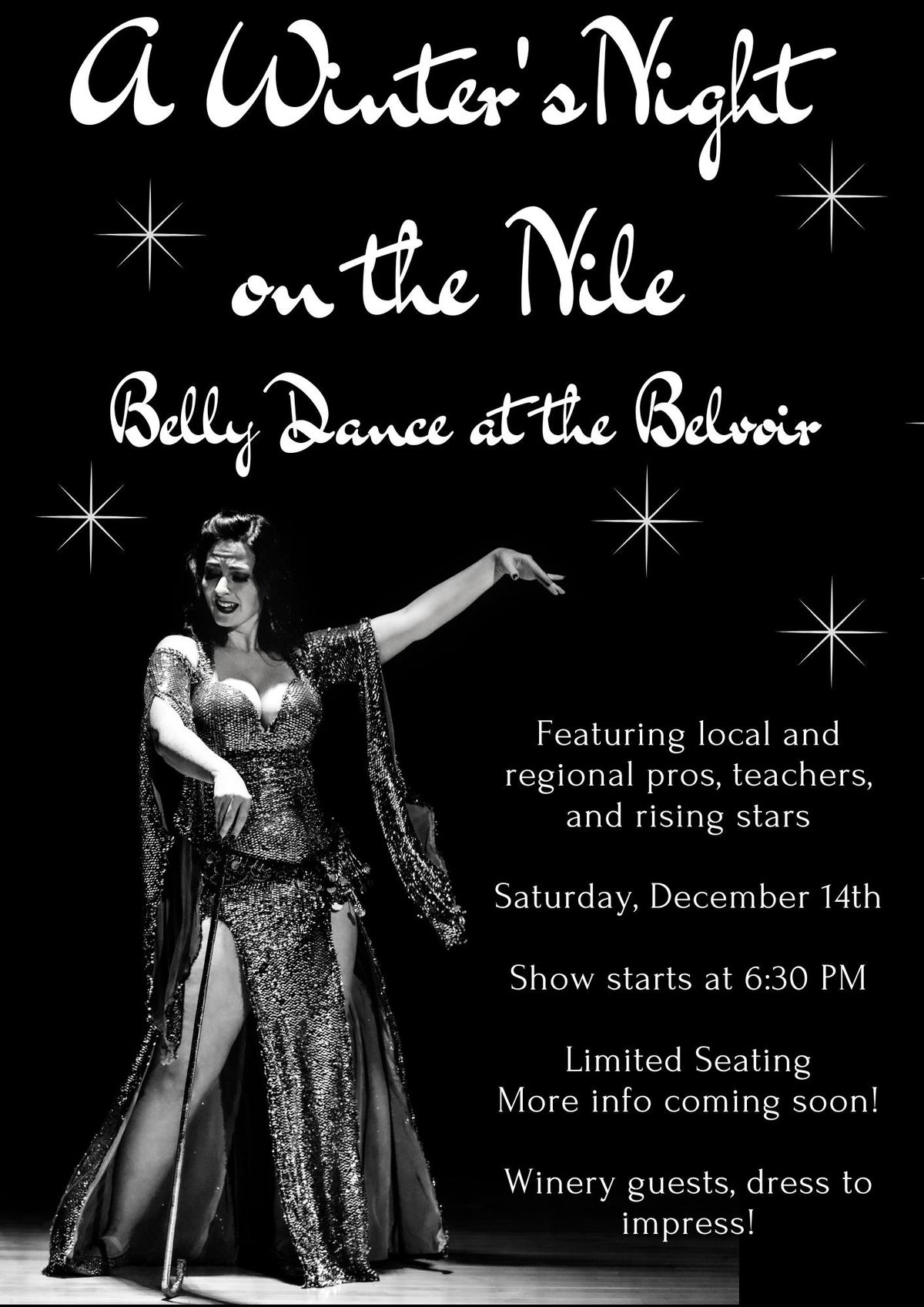 A Winter's Night on the Nile--TICKETS ON SALE NOW!