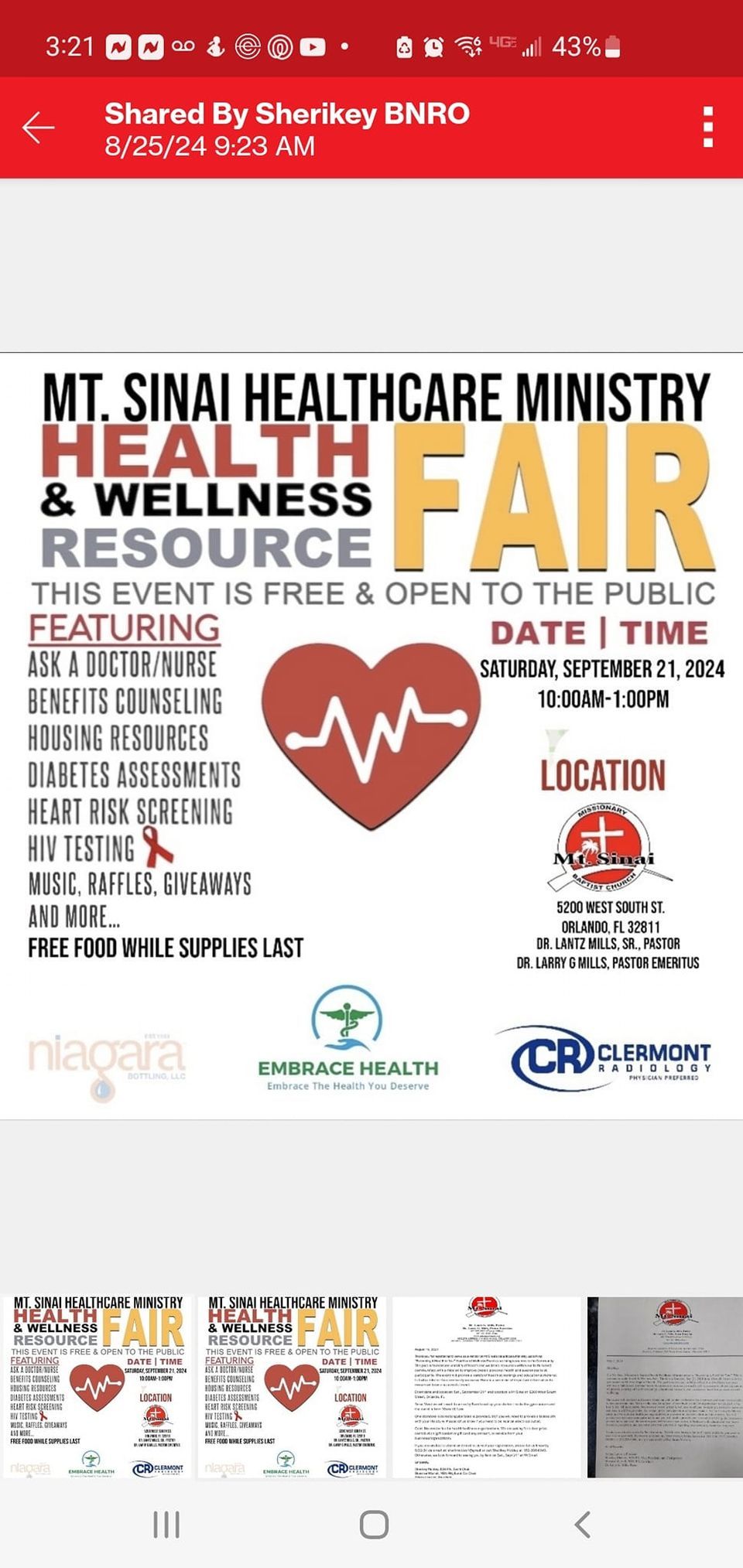 Health and Wellness Screenings