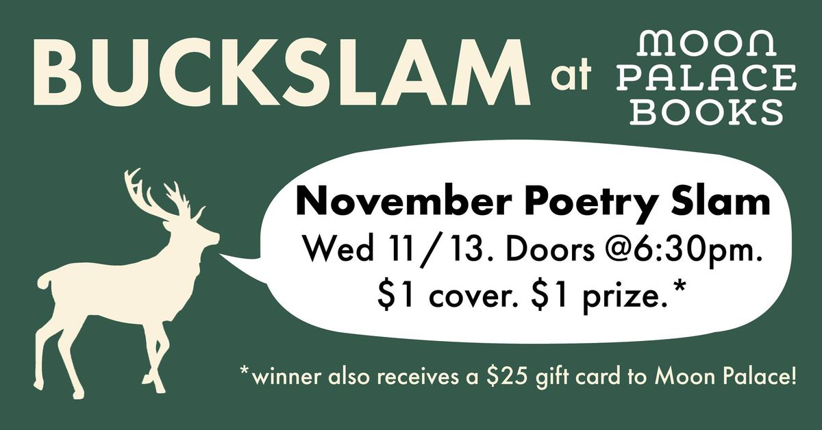 BuckSlam November Poetry Slam (#2.05)