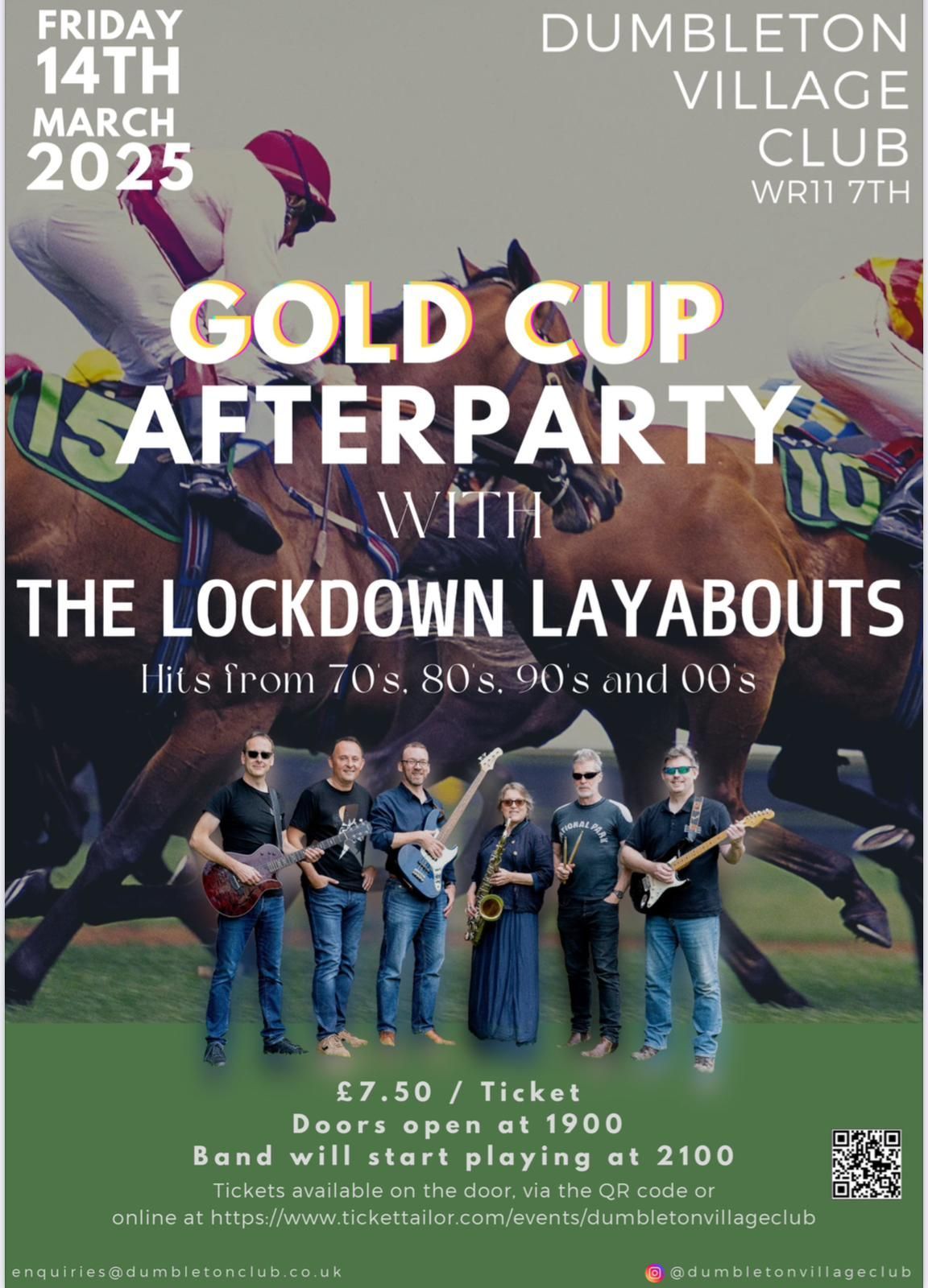 Gold Cup After Party with The Lockdown Layabouts! 