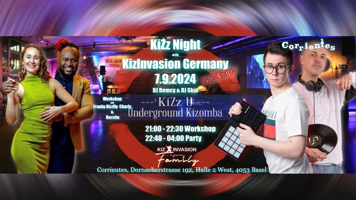 KiZz Night with KizInvasion Germany Special Edition 7.9.24 - Workshop with Franky Kizzfly & Kerstin