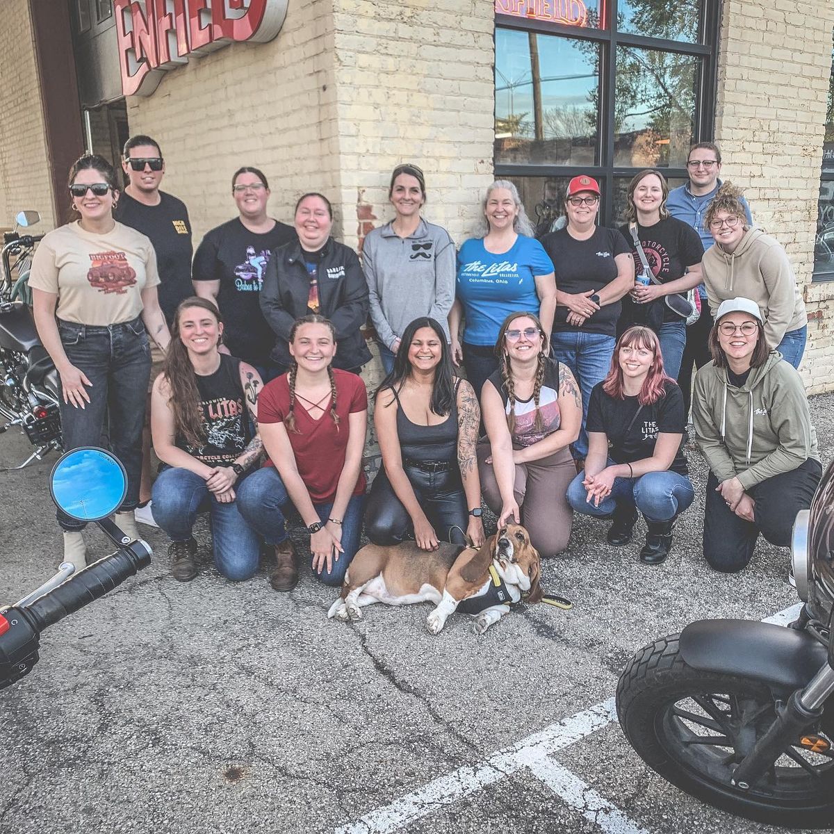 Litas Standing Casual Meet Up at Throttle Bike Night