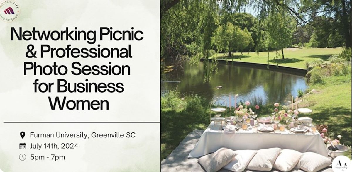 Networking Picnic & Professional Photo Session for Business Women 