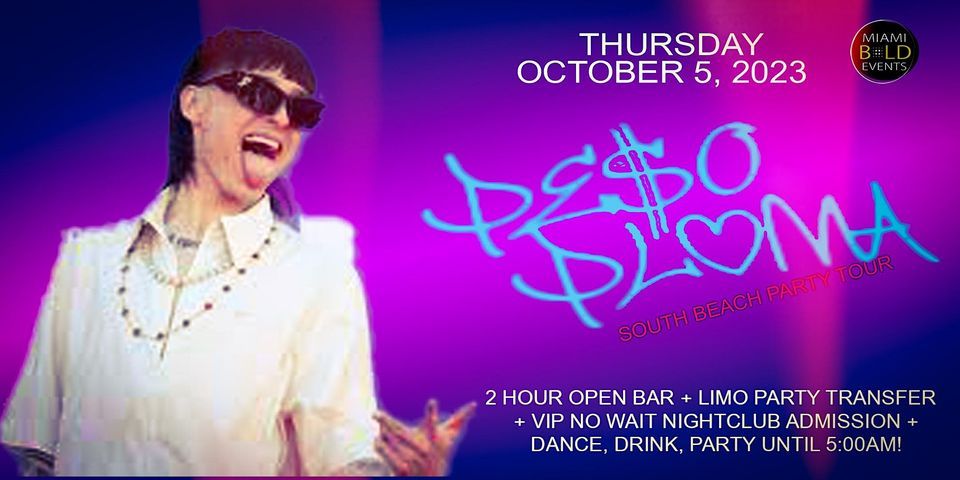 MIAMI -PESO PLUMA - THURSDAY - OCTOBER 5TH - BILLBOARD OFFICIAL AFTER PARTY