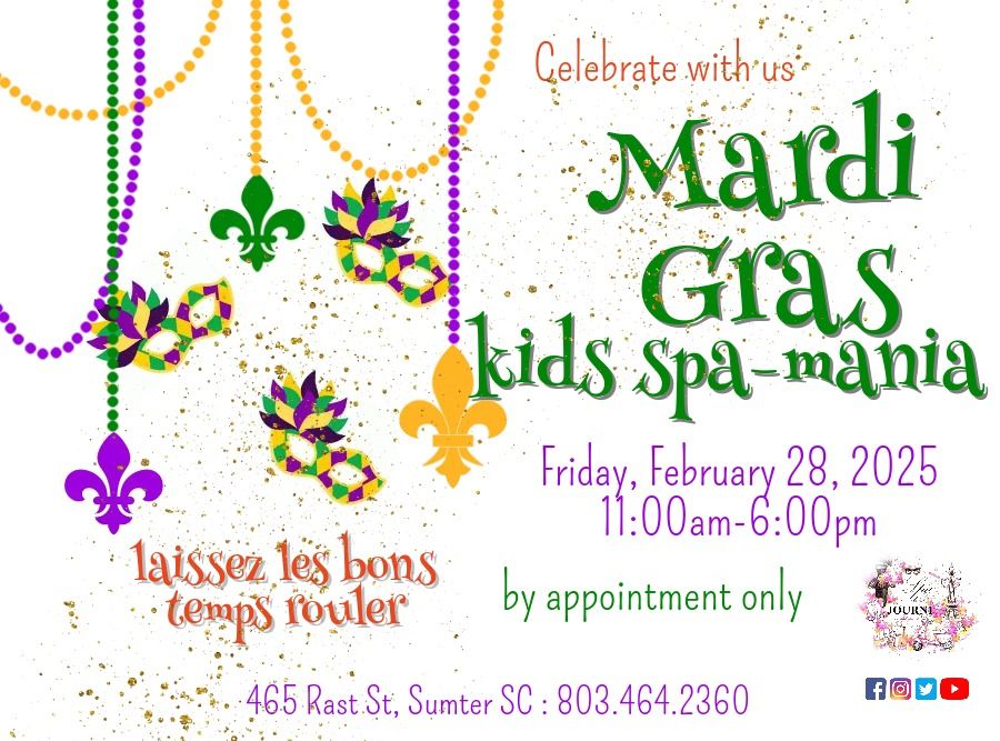 2025 Mardi Gras Kids Spa-mania 