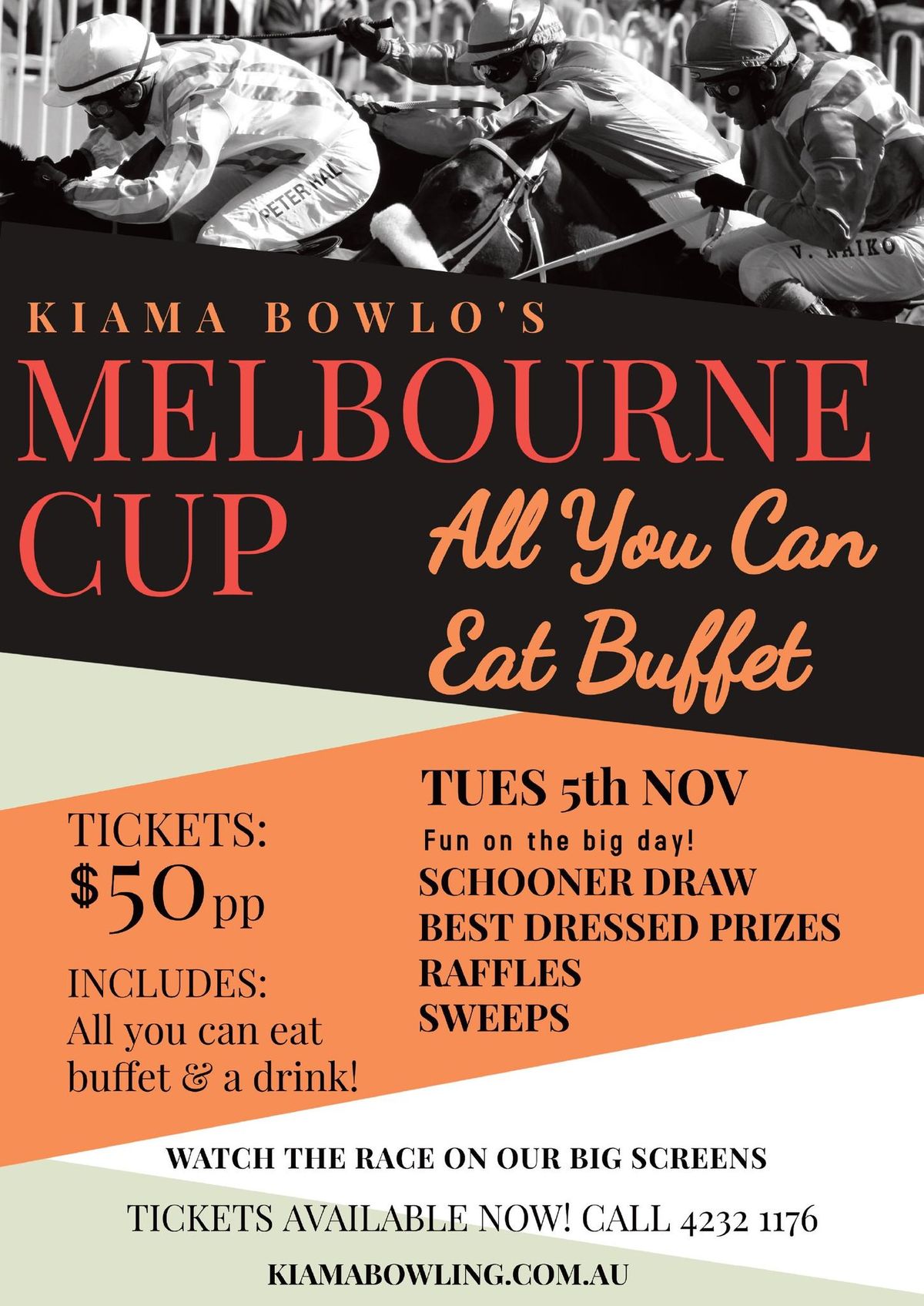  Melbourne Cup | Kiama Bowling Club