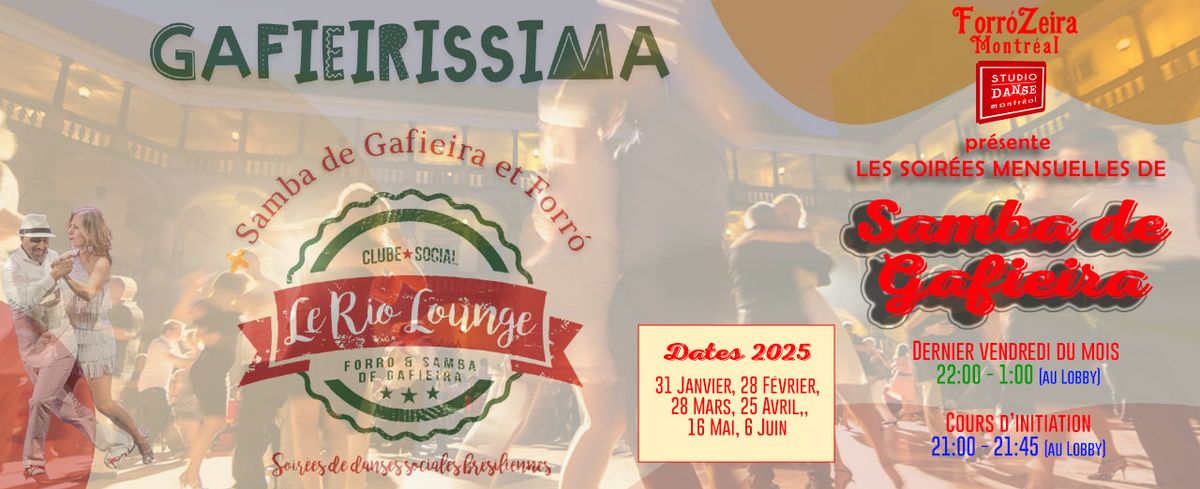 Gafieirissima, Soir\u00e9e de Samba de Gafieira de Studio Danse Montr\u00e9al