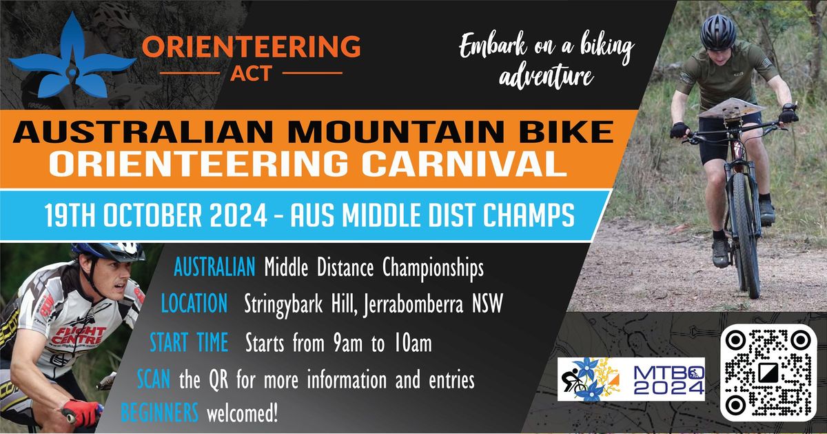 2024 Australian Mountain Bike Orienteering Carnival - MIDDLE  - 19 October, 9am