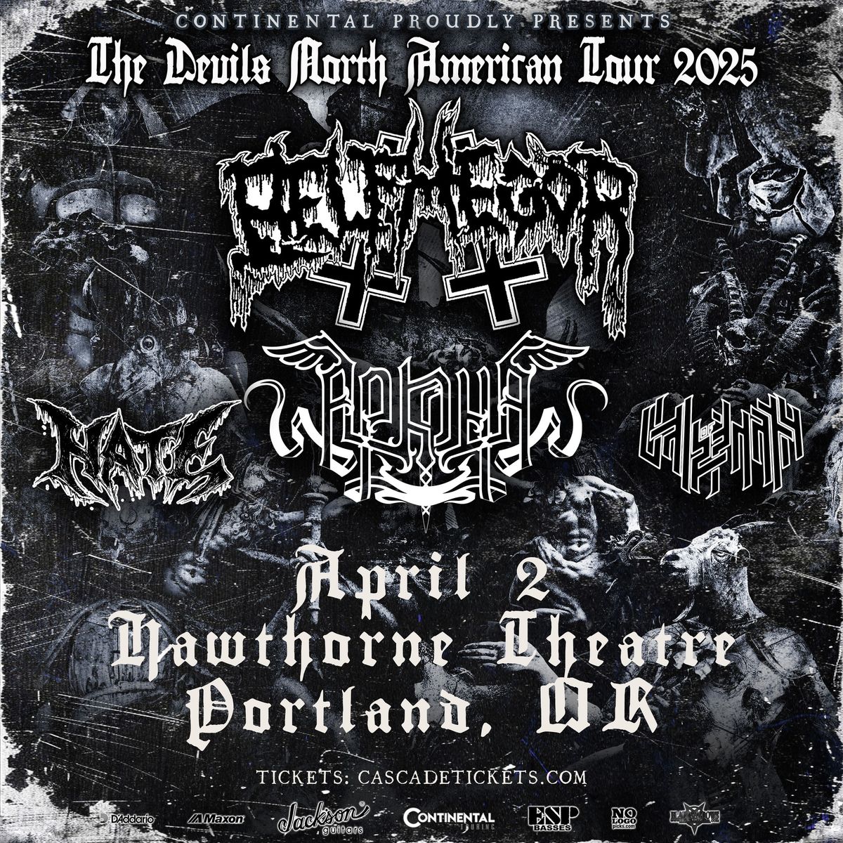 Belphegor - Hawthorne Theatre - Portland, OR