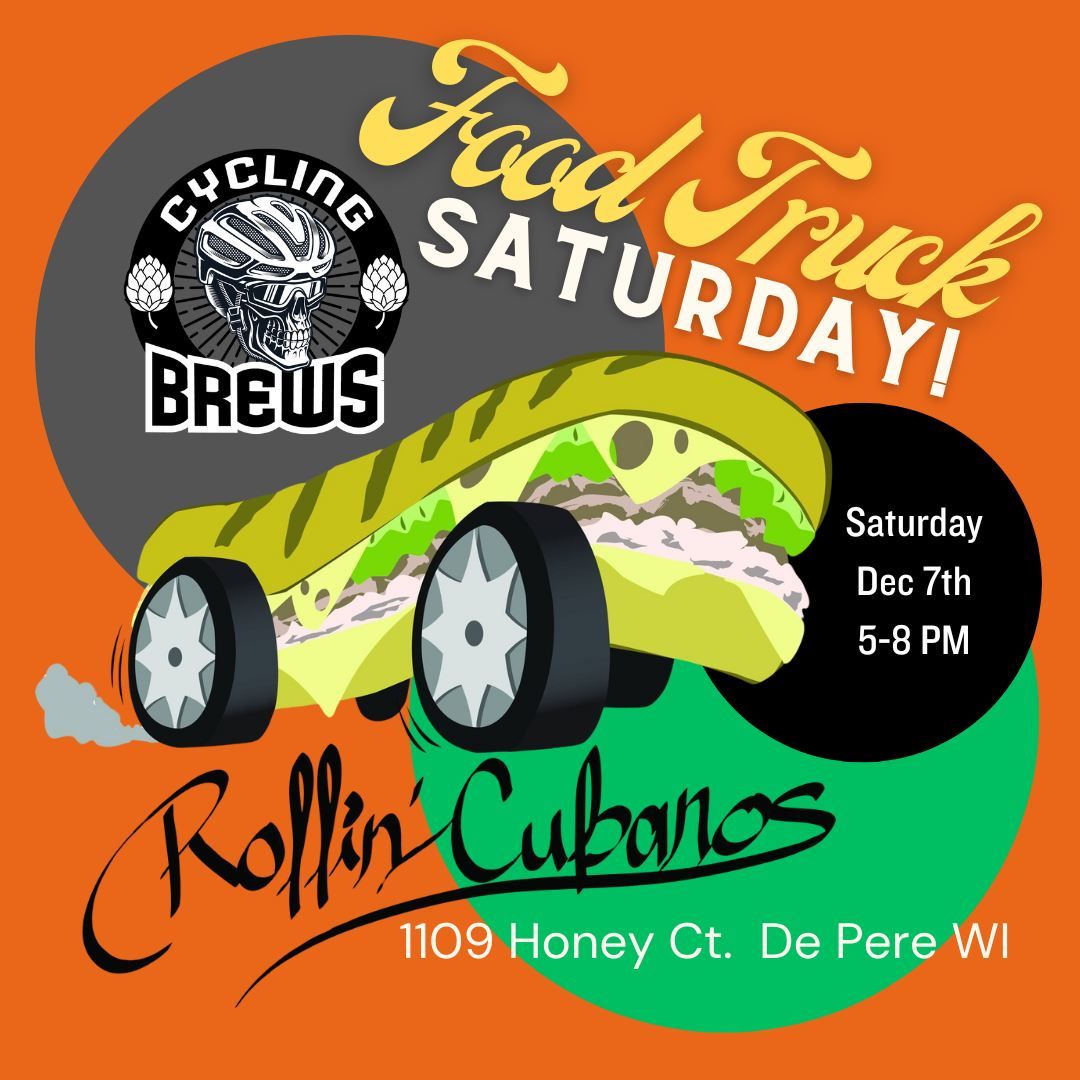 Food Truck SATURDAY: Rollin' Cubanos @ Cycling Brews