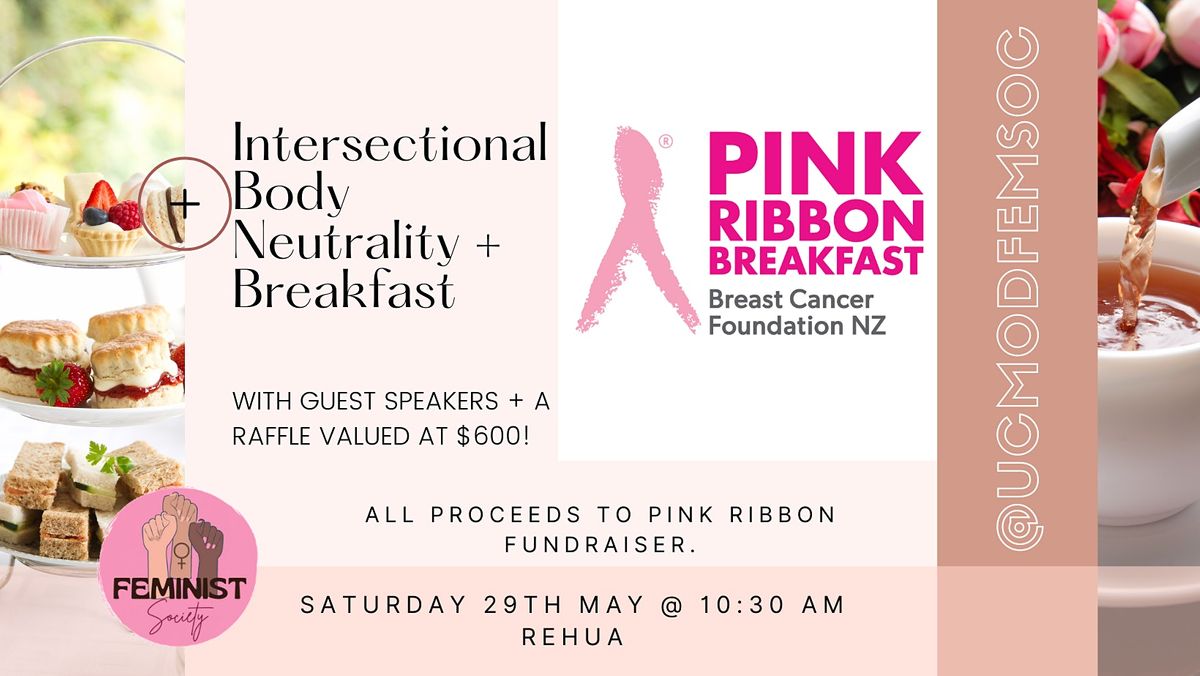 Pink Ribbon Breakfast Panel