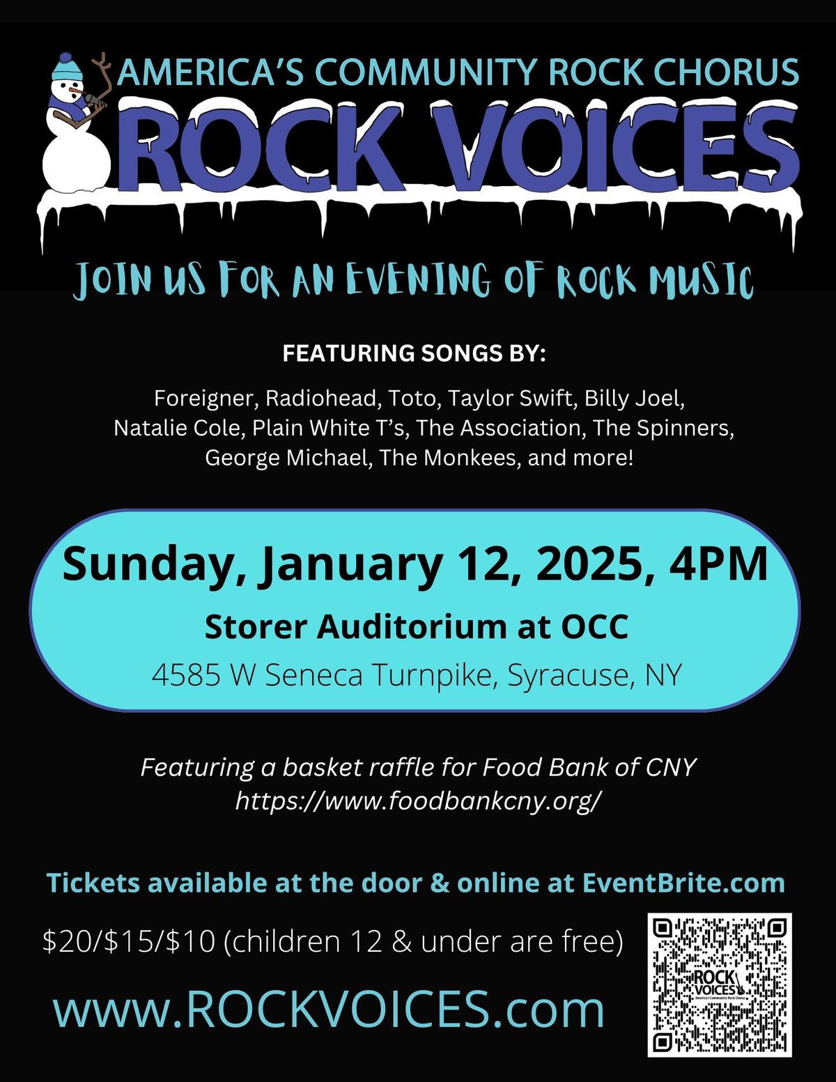 Rock Voices Syracuse Winter Concert