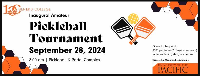 Benerd College Inaugural Amateur Pickleball Tournament