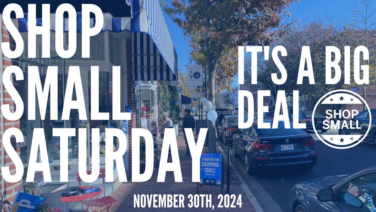 Shop Small Saturday