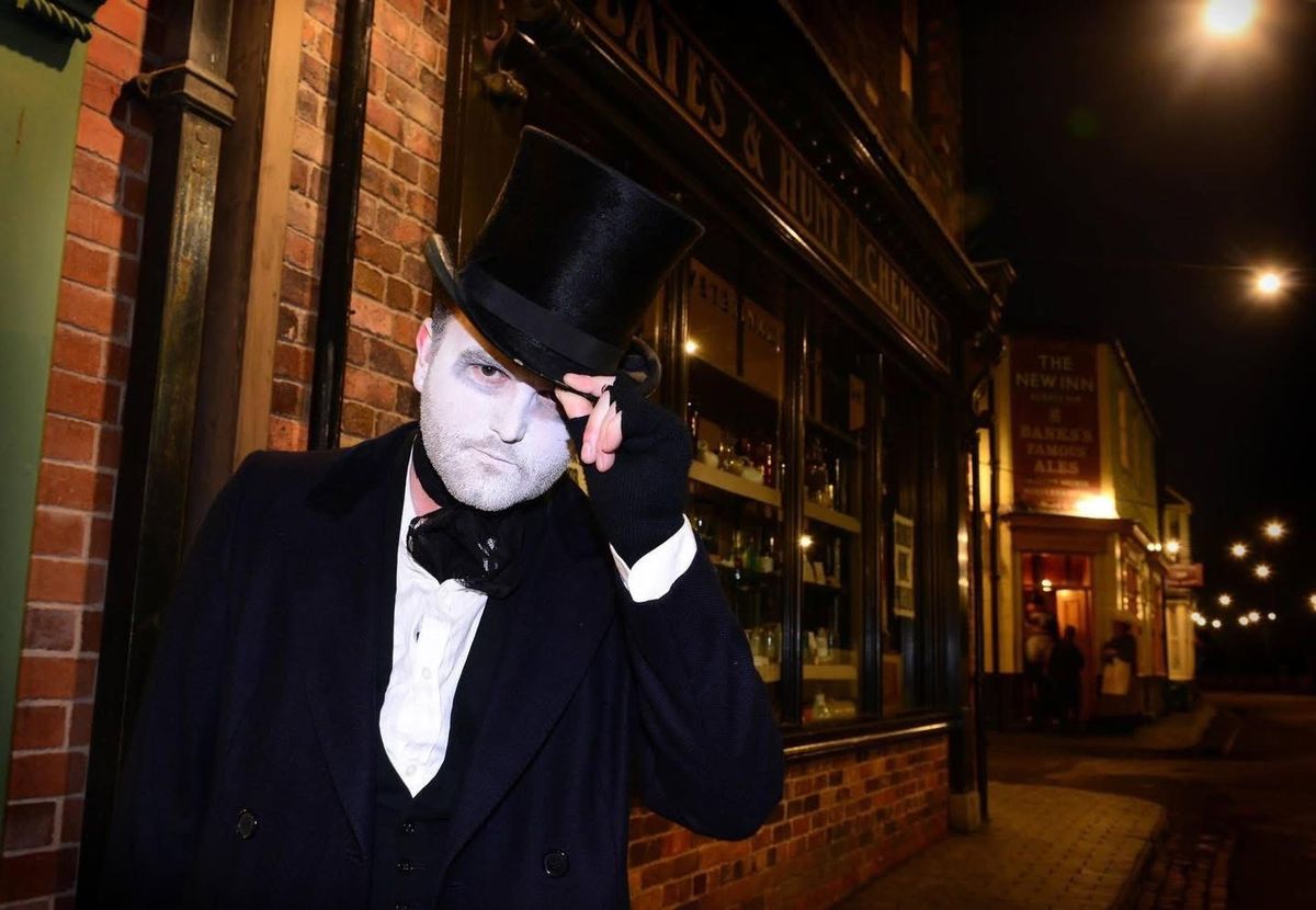 Halloween (evening) Coach trip to Ironbridge Ghostly Gaslight event 