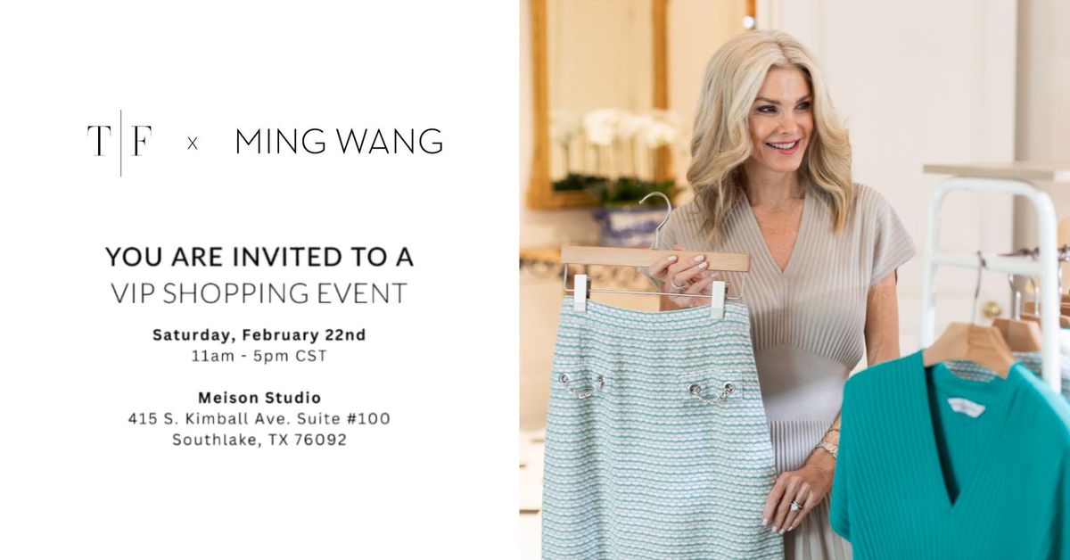 Tanya Foster x Ming Wang VIP Shopping Event at Meison Studio