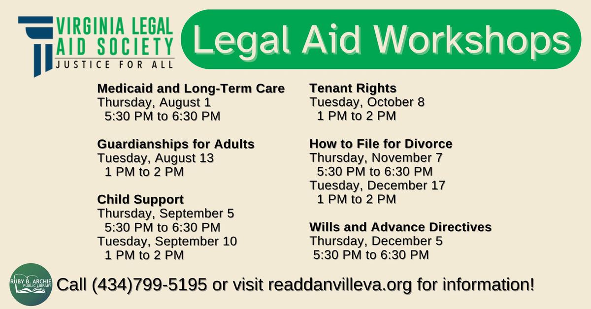 Legal Aid Workshops