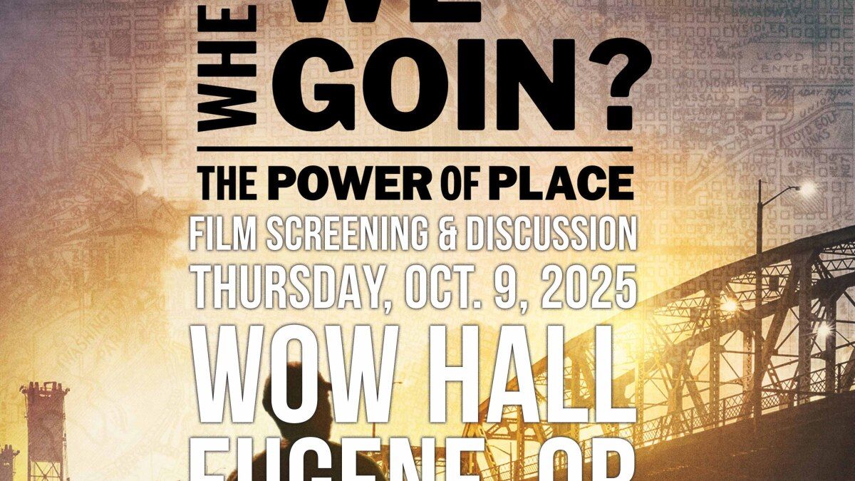 Where we Goin - The Power Of Place Roadshow