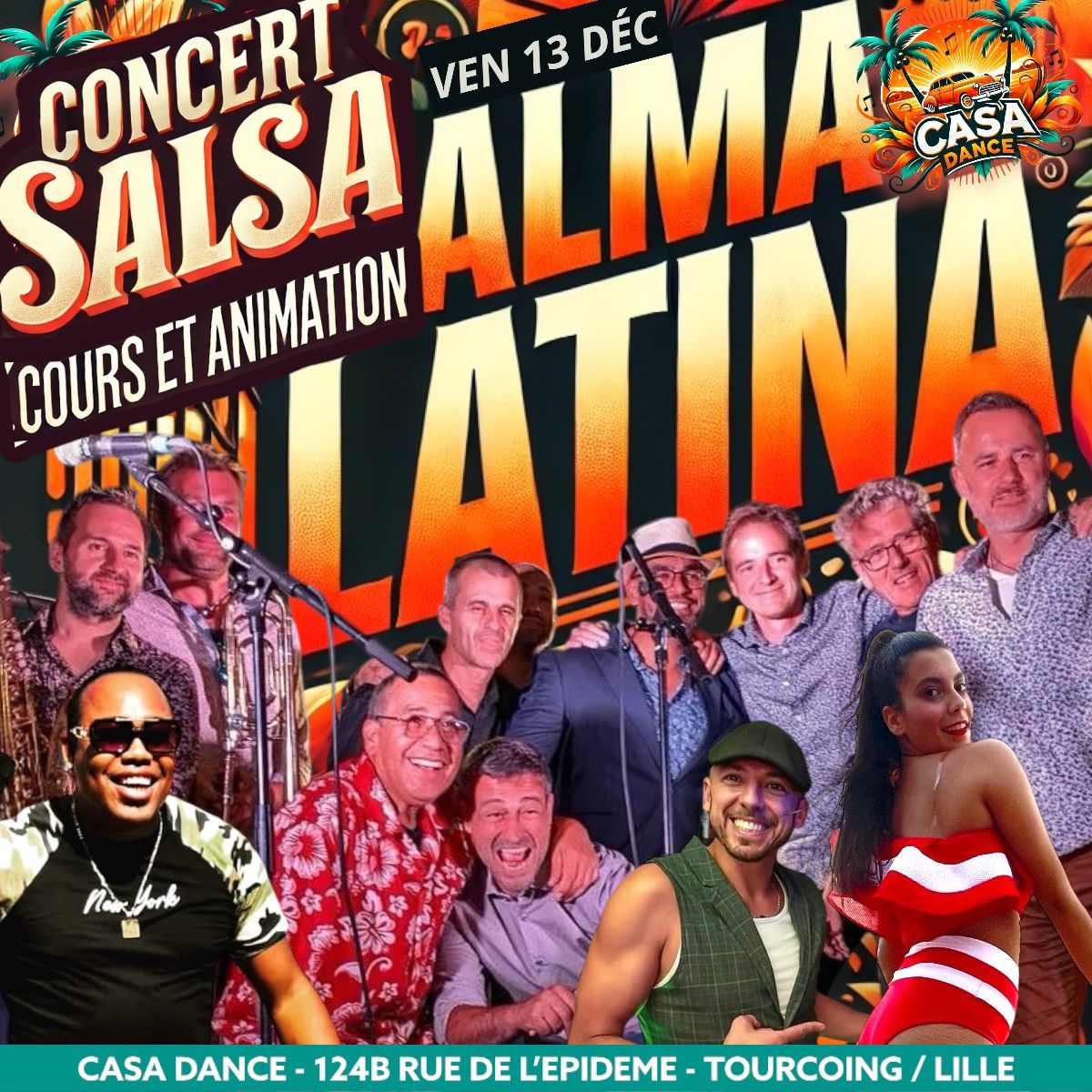 \ud83c\udf89\ud83d\udd25 CONCERT SALSA AVEC ALMA LATINA ! \ud83d\udd25\ud83c\udf89 