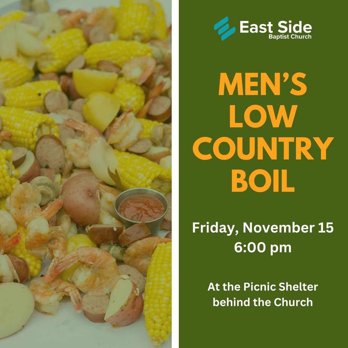 East Side Men's Low Country Boil