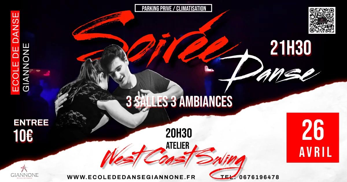 SOIREE 3 SALLES 3 AMBIANCES Giannone \u00e9cole de danse