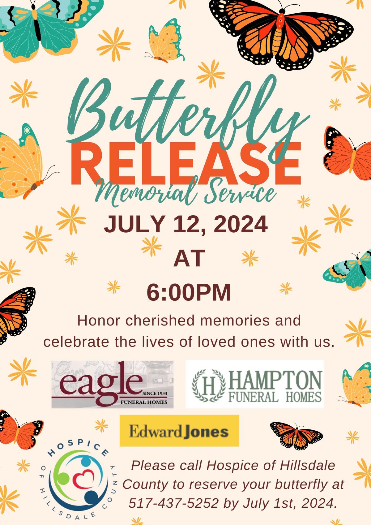 Butterfly Release Memorial Service
