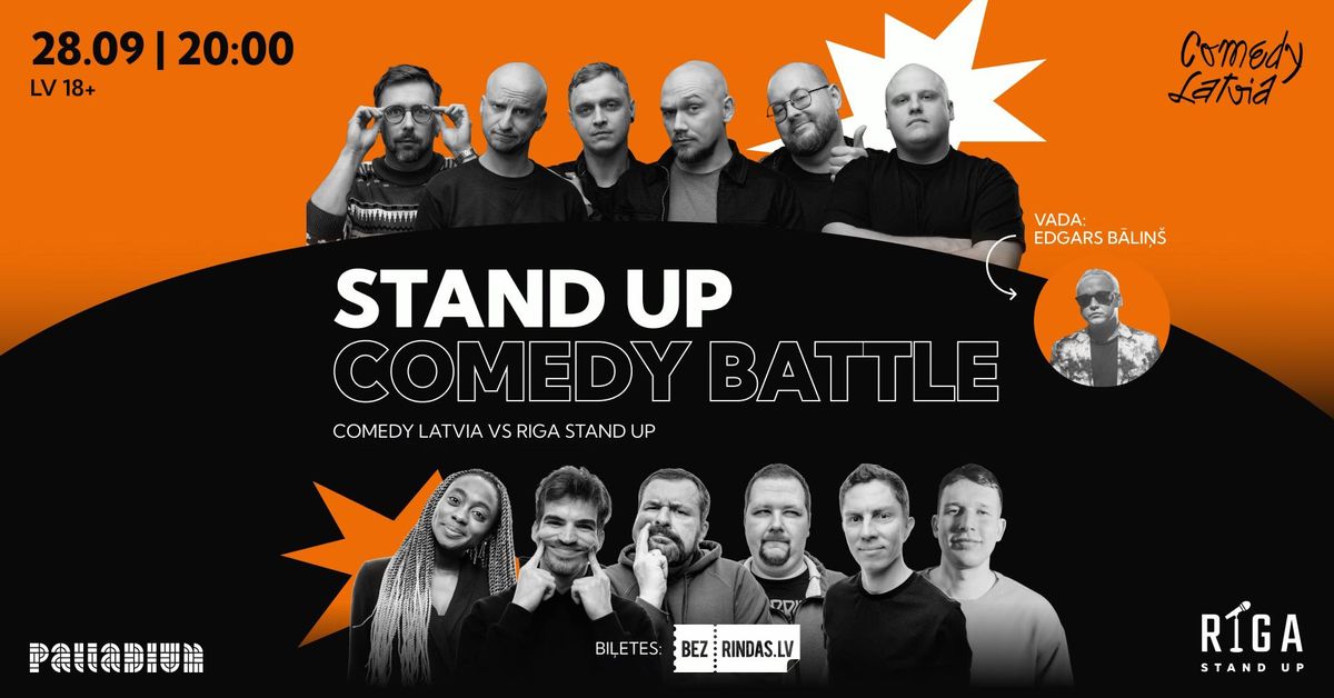 Comedy Latvia VS Riga Stand Up \/ Stand Up Comedy Battle