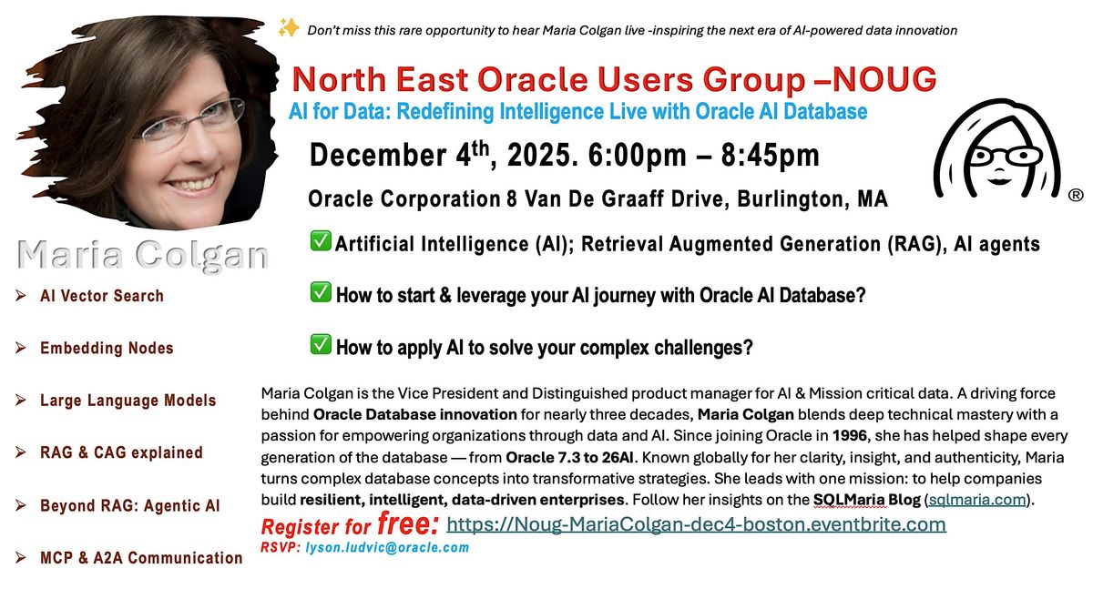 AI for Data: Redefining Intelligence Live with Oracle 26 AI Database