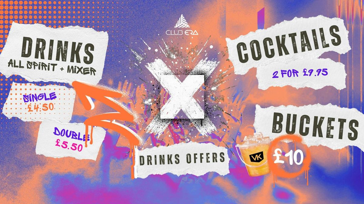 X \u2026. READINGS BIGGEST DRINKS OFFERS \u2026 EVERY SATURDAY