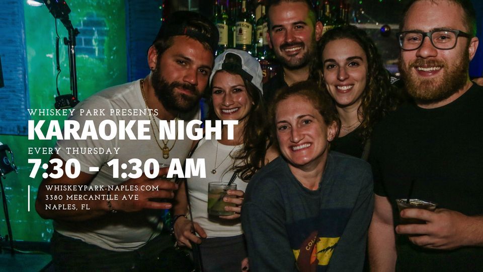 Thursday Night Karaoke at Whiskey Park