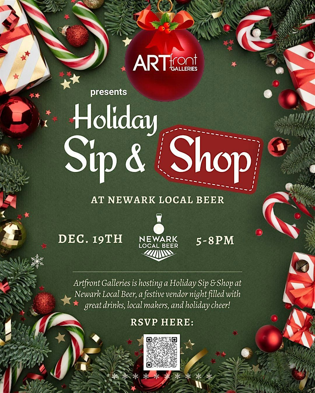 Holiday Sip and Shop