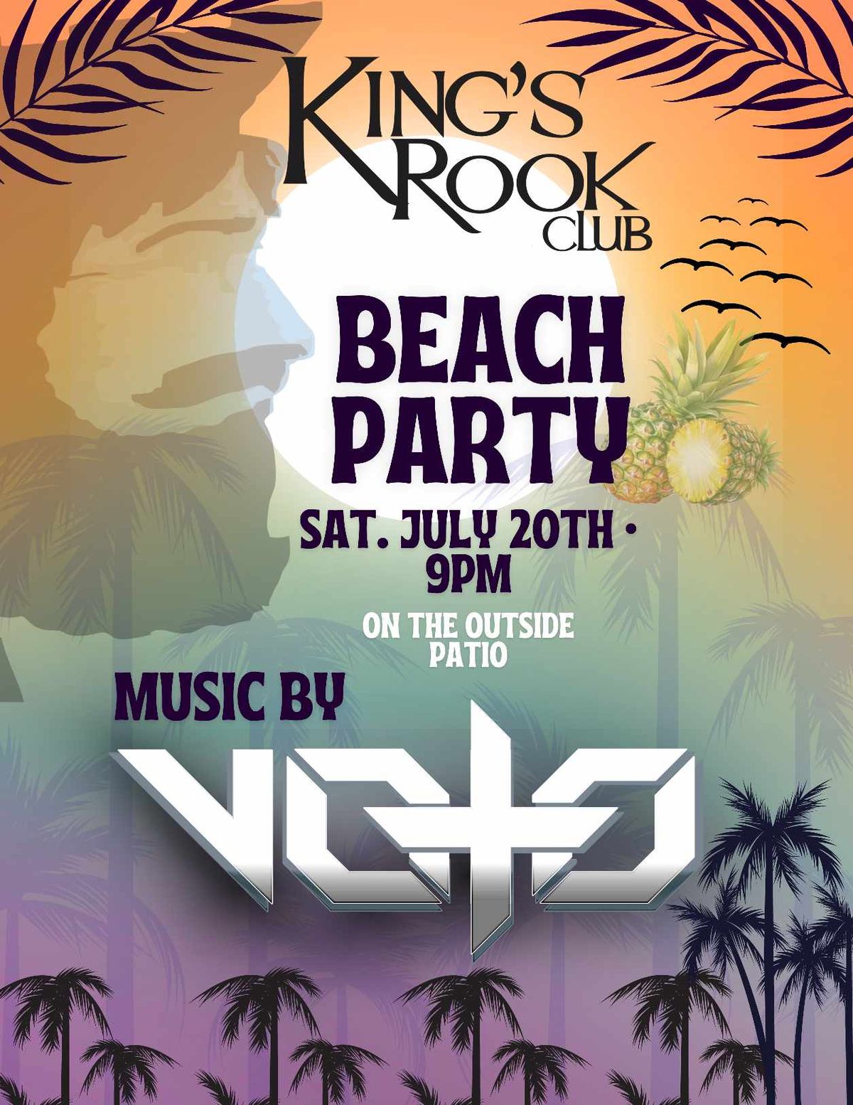 Patio Beach Party with DJ VOTO! \ud83c\udf0a 