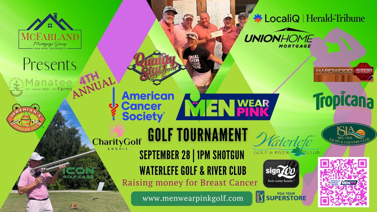 4th Annual Men Wear Pink Golf Tournament 2024