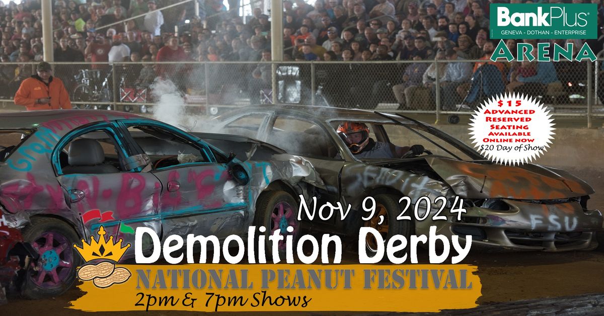 Demolition Derby 2024 (2pm & 7pm Shows)