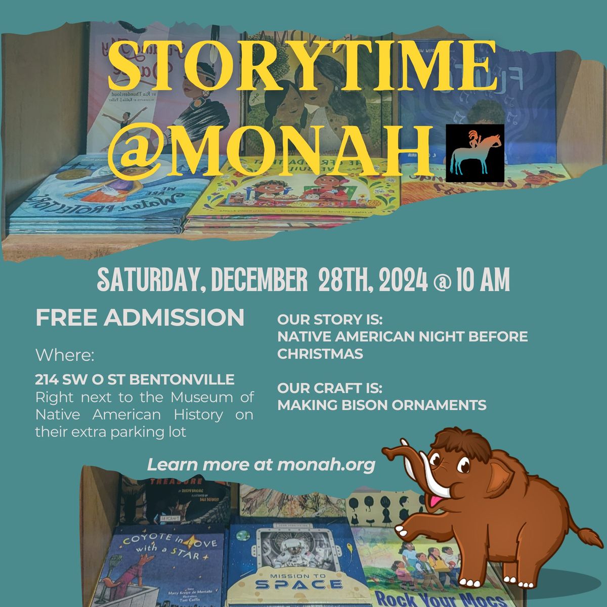 \ud83c\udf84 StoryTime at MONAH: Native American Night Before Christmas \ud83c\udf84