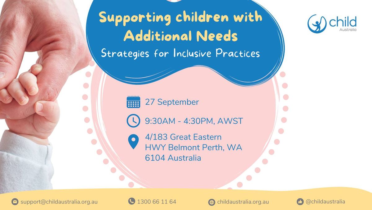 Supporting Children with Additional Needs: Strategies for Inclusive Practice
