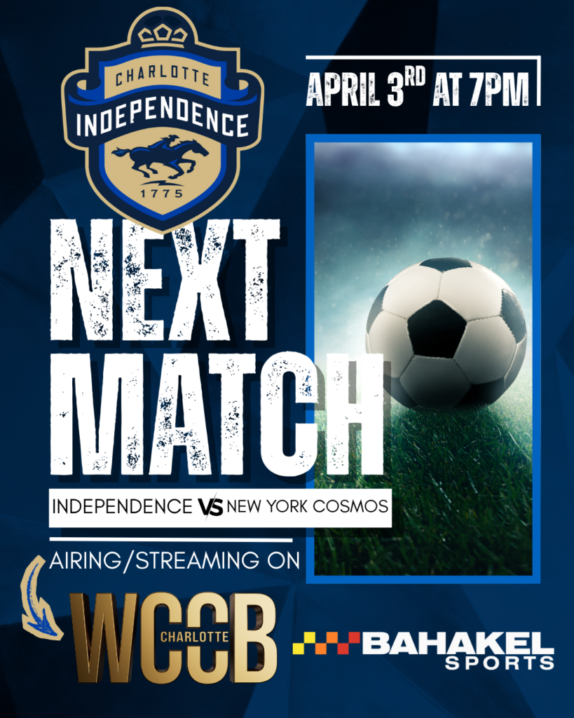 New York Cosmos at Charlotte Independence at Mecklenburg County Sportsplex