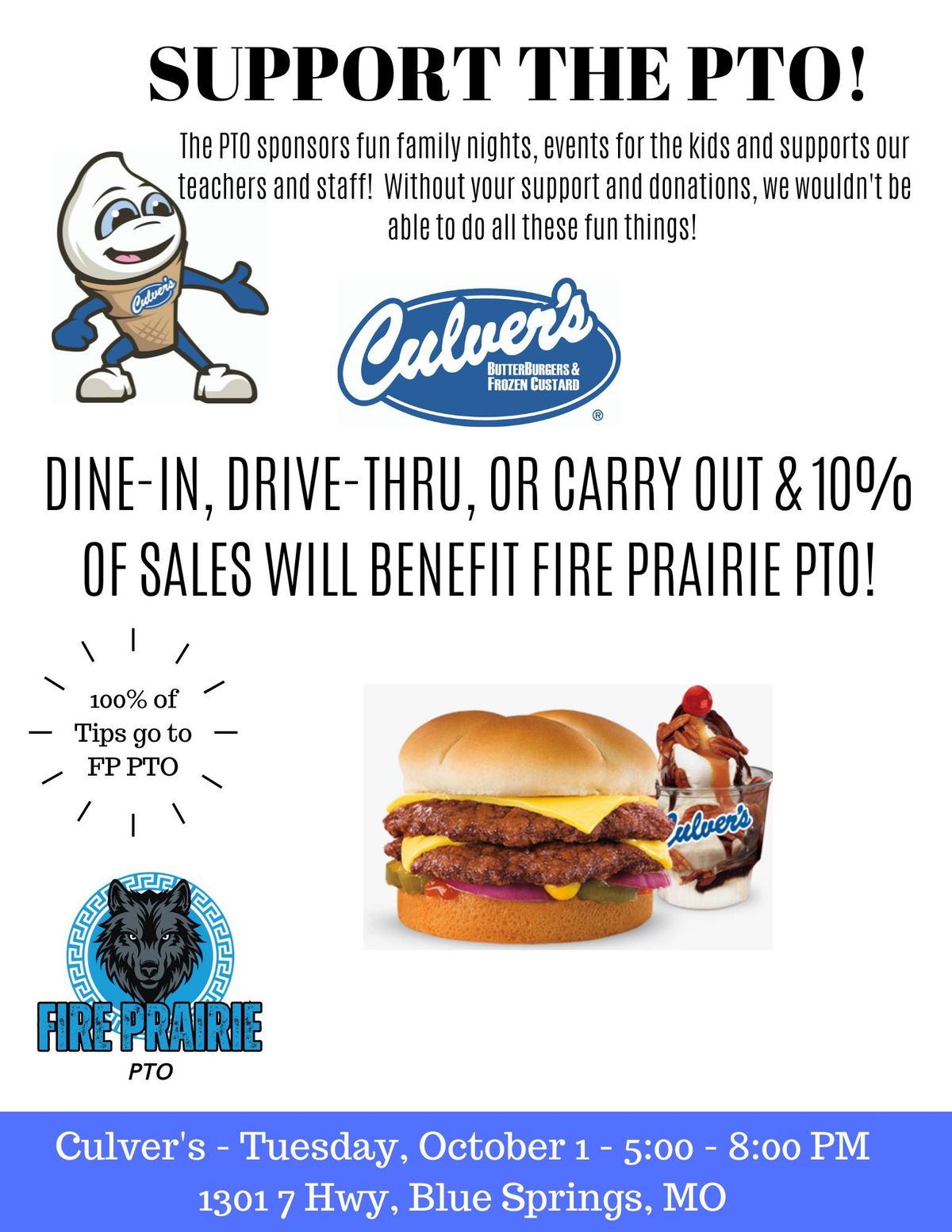 PTO Culver's Night