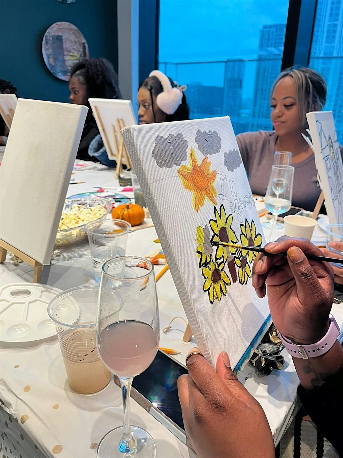 Sip & Paint  Afternoon - The Girlfriends Collective Art Club